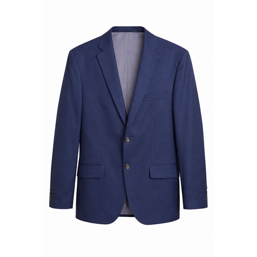 Men's Haggar H26 Tailored Fit Navy Blue Suit Coat Blazer